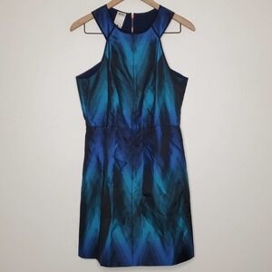 Ali Ra Blue Ombre A Line Dress, sz 8